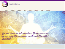 Tablet Screenshot of healingsphere.org